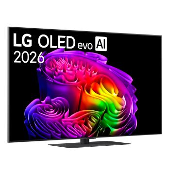 Foto inclinata TV OLED55G66LS 2026